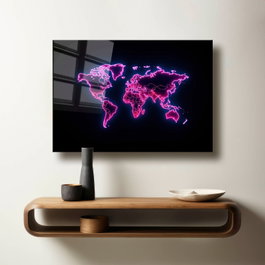 Wallity Camtbl-016 Pintura de Vidrio Templado Decorativo 50 x 70 cm Multicolor